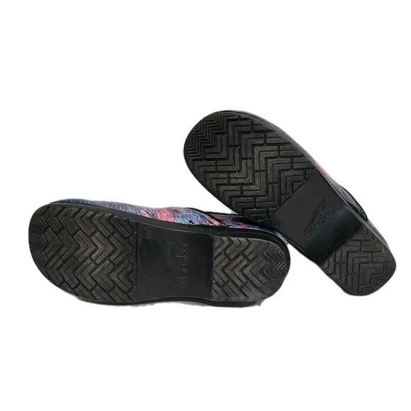 Dansko Size 40 Professional Clogs Nursing Medical Cotton Candy Patent Leather - Picture 4 of 7